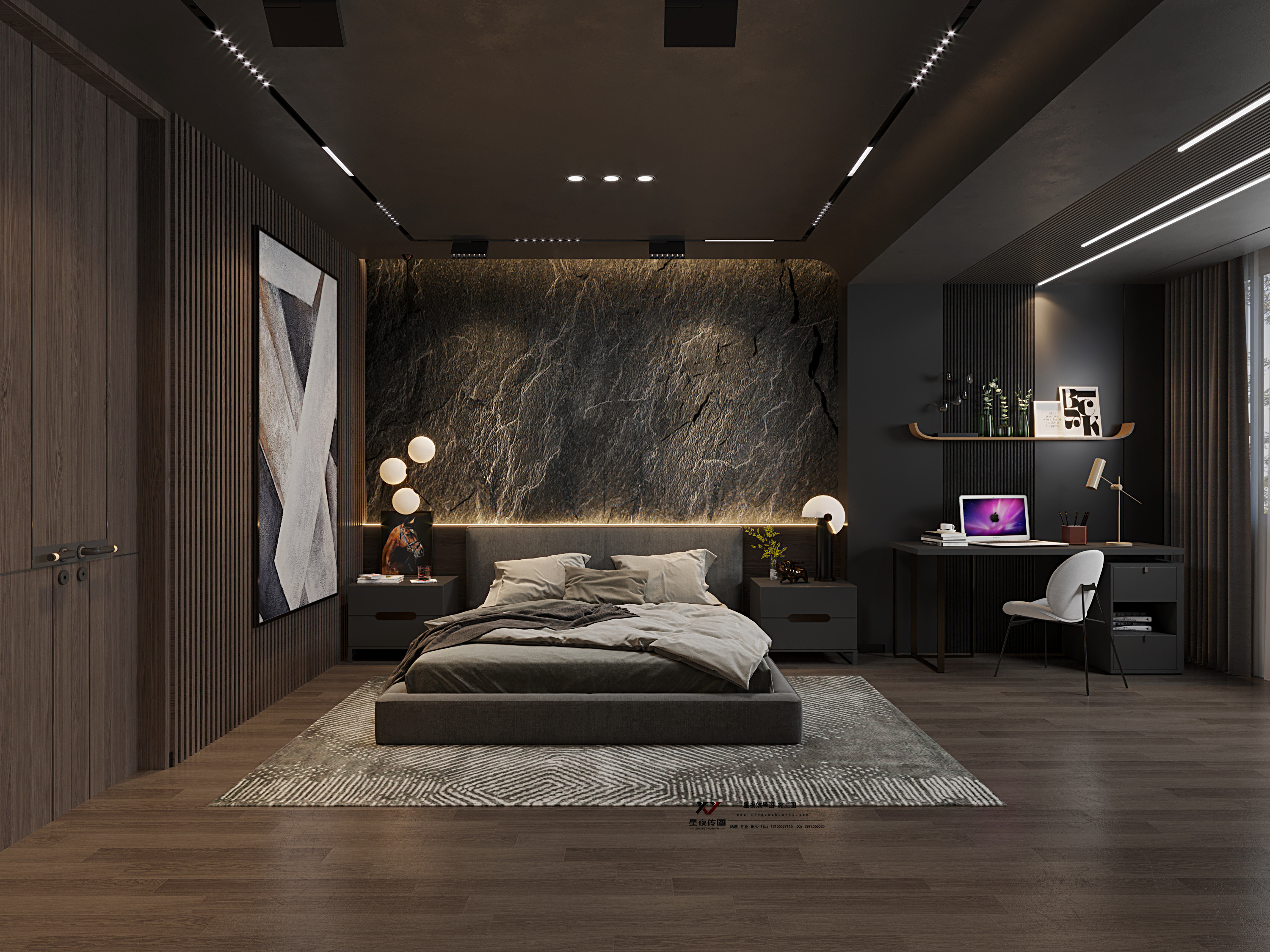 意式黑白灰空间设计-10