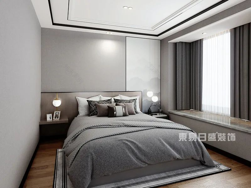 300㎡新中式别墅,云游山水一室间-28