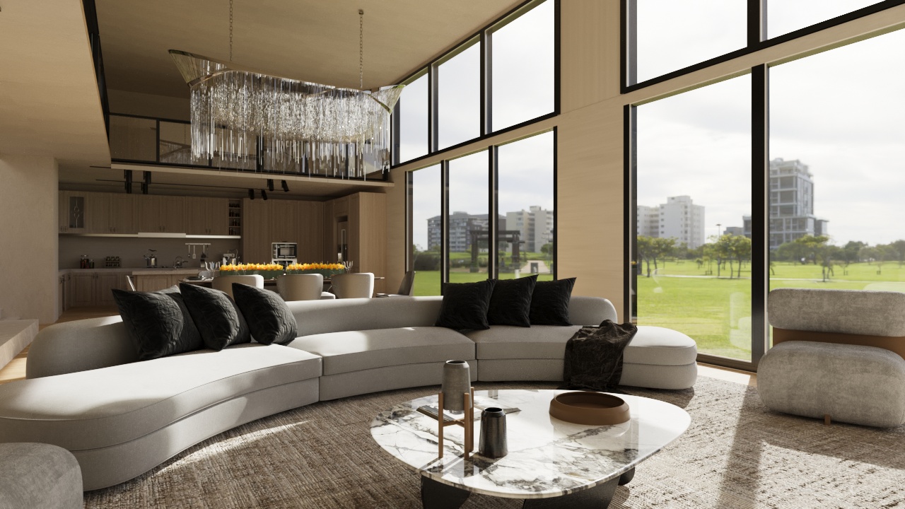 一层别墅设计丨Sally Kassem-8