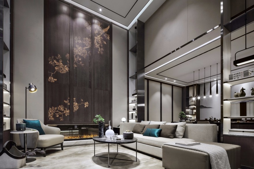 重庆璧山绿岛中心别墅样板房 H DESIGN-28