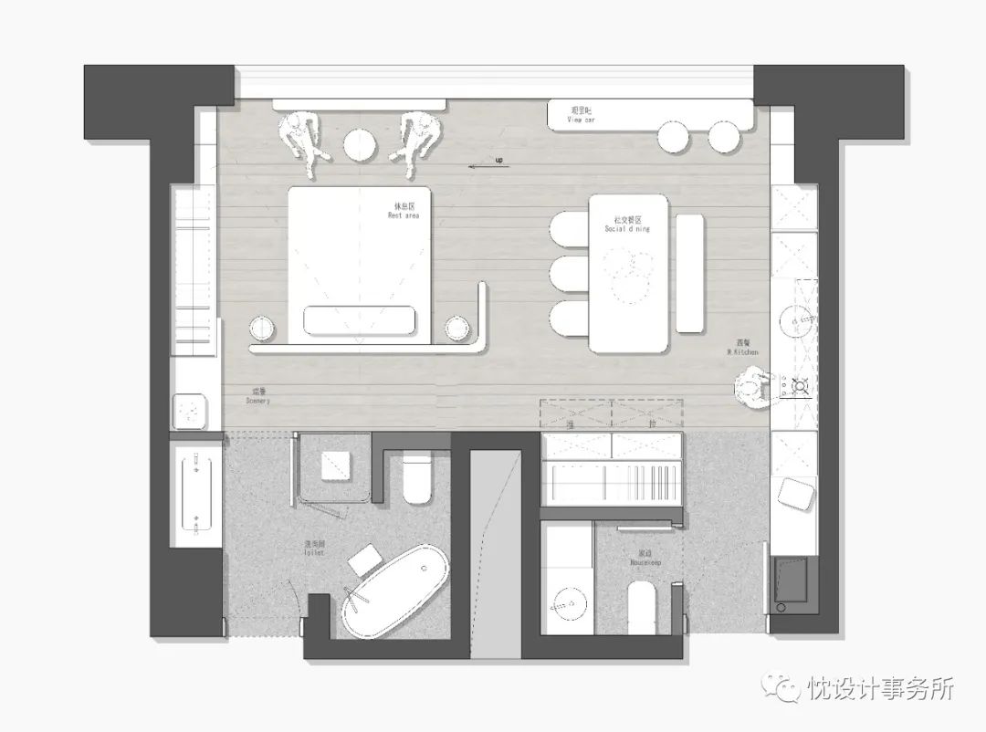 向阳而居 · 宁波市中心酒店公寓设计丨CHEN+忱设计事务所-22