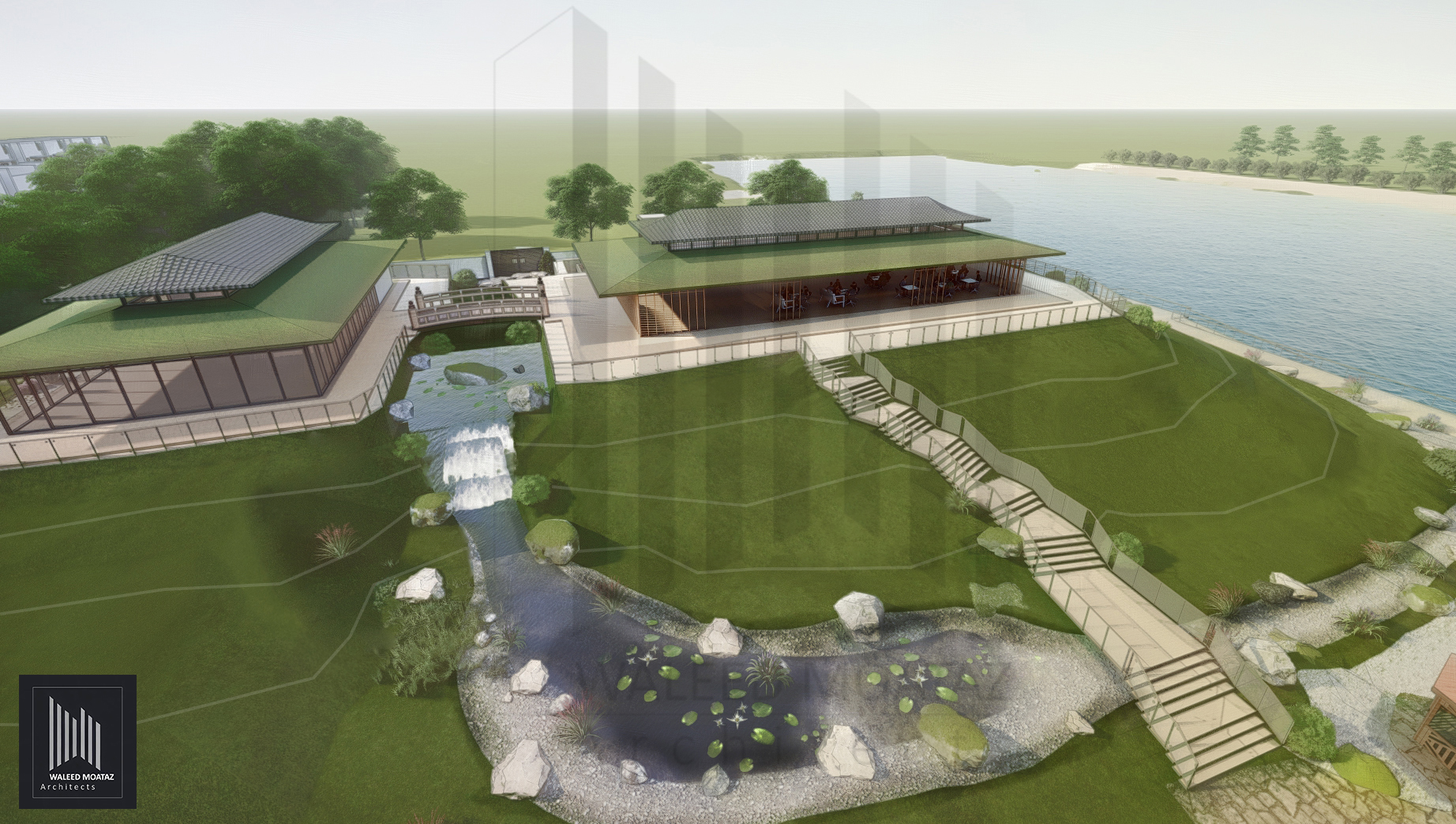 日式庭园景观丨阿联酋阿布扎比丨APG 建筑规划集团-9