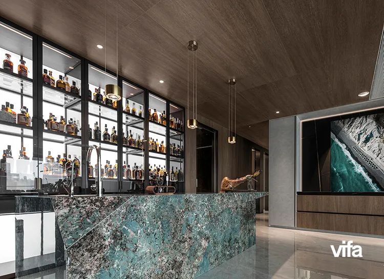 威法别墅客厅酒柜设计丨vifa威法-22
