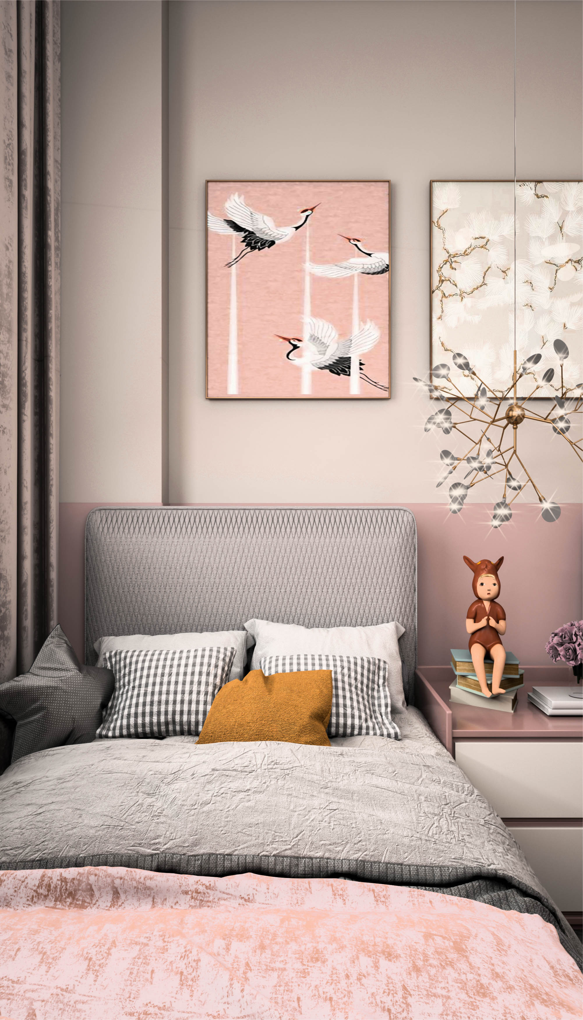 SIMPLE GIRLS BEDROOM-0