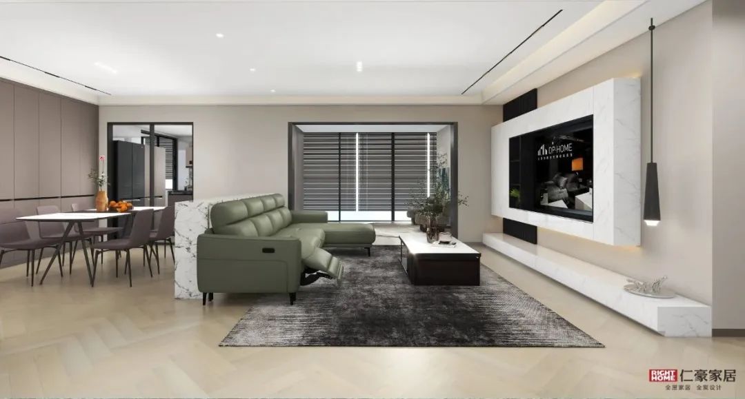 仁豪全案No.09 | 177㎡意式极简四室两厅《朝阳无限》，高级有品位的质感生活！-23