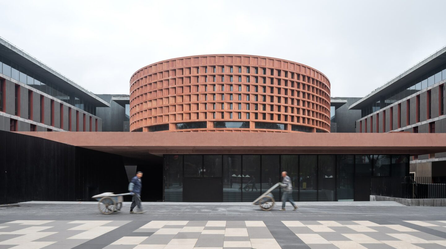 Neri&Hu Adds Sculptural Terracotta-hued Structure To Qujiang Museum Of Fine Arts - IGNANT-1