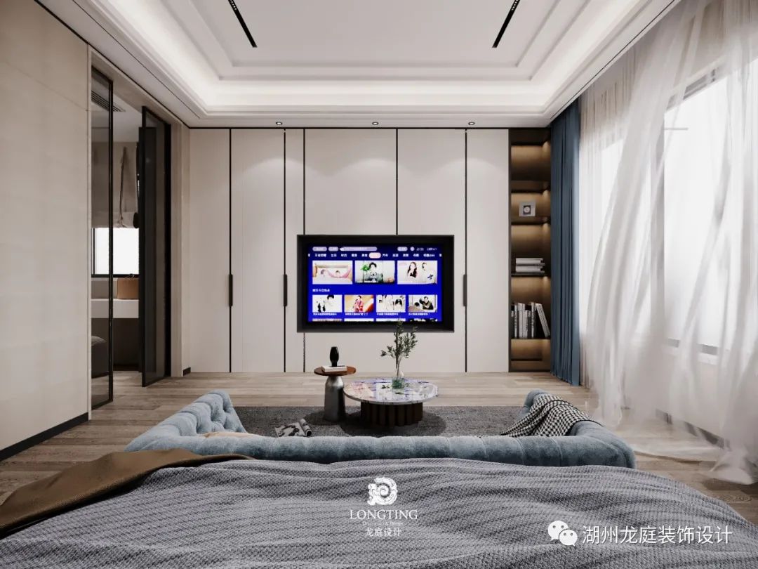 富力城现代简约排屋 | 精致半圆弧楼梯，开放式影音空间-91