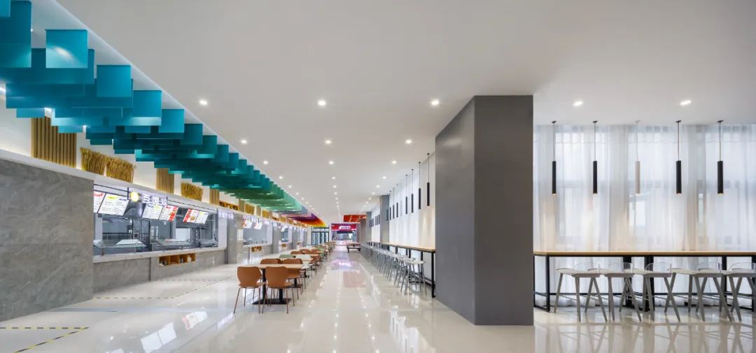 河南工业大学餐厅丨中国郑州丨晓寒建筑空间设计-33
