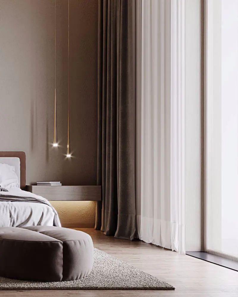 《橙熹设计》90 后业主的通透婚房,自然光与空间的完美融合-42