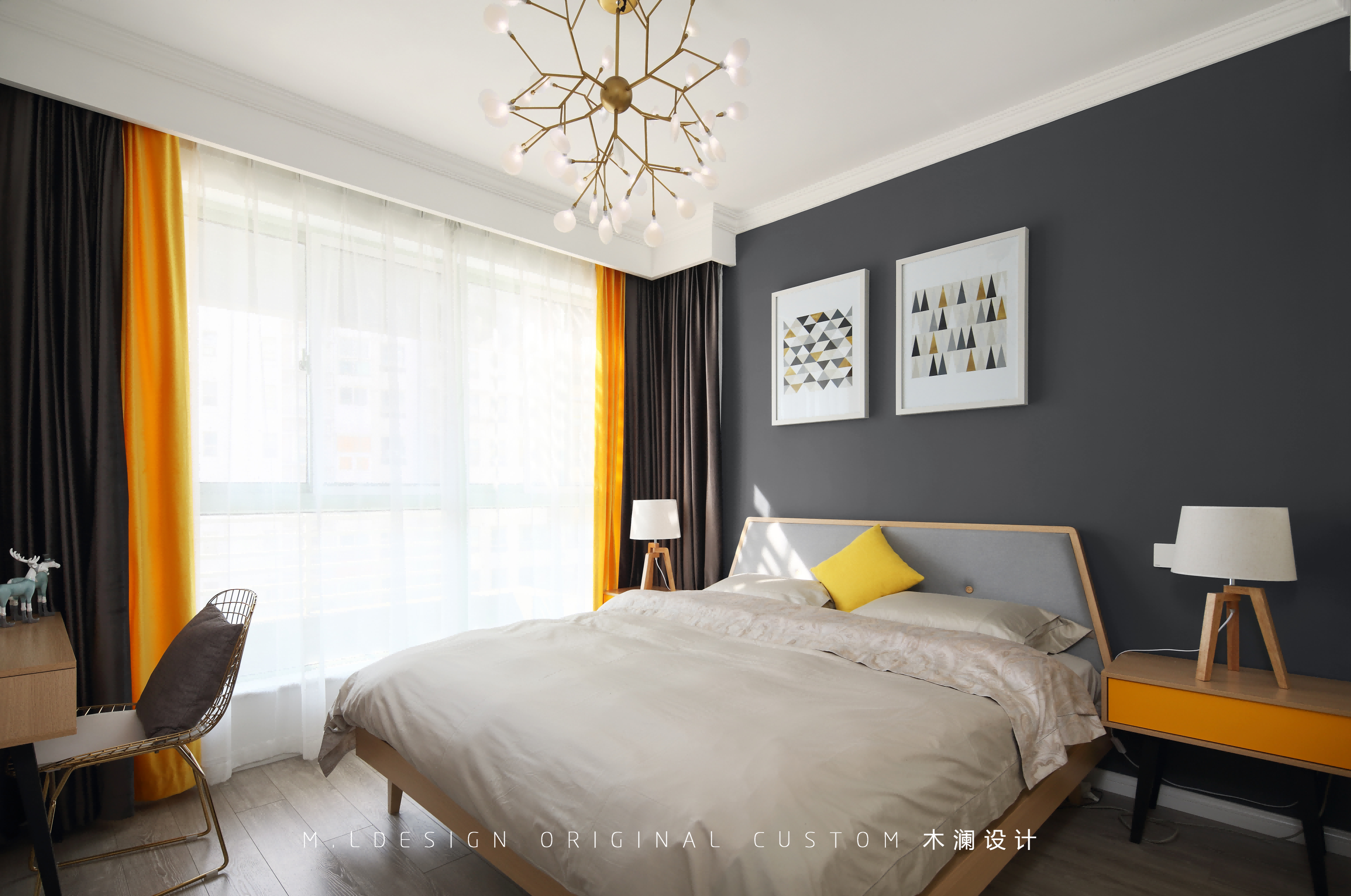 130㎡北欧风三口之家-24