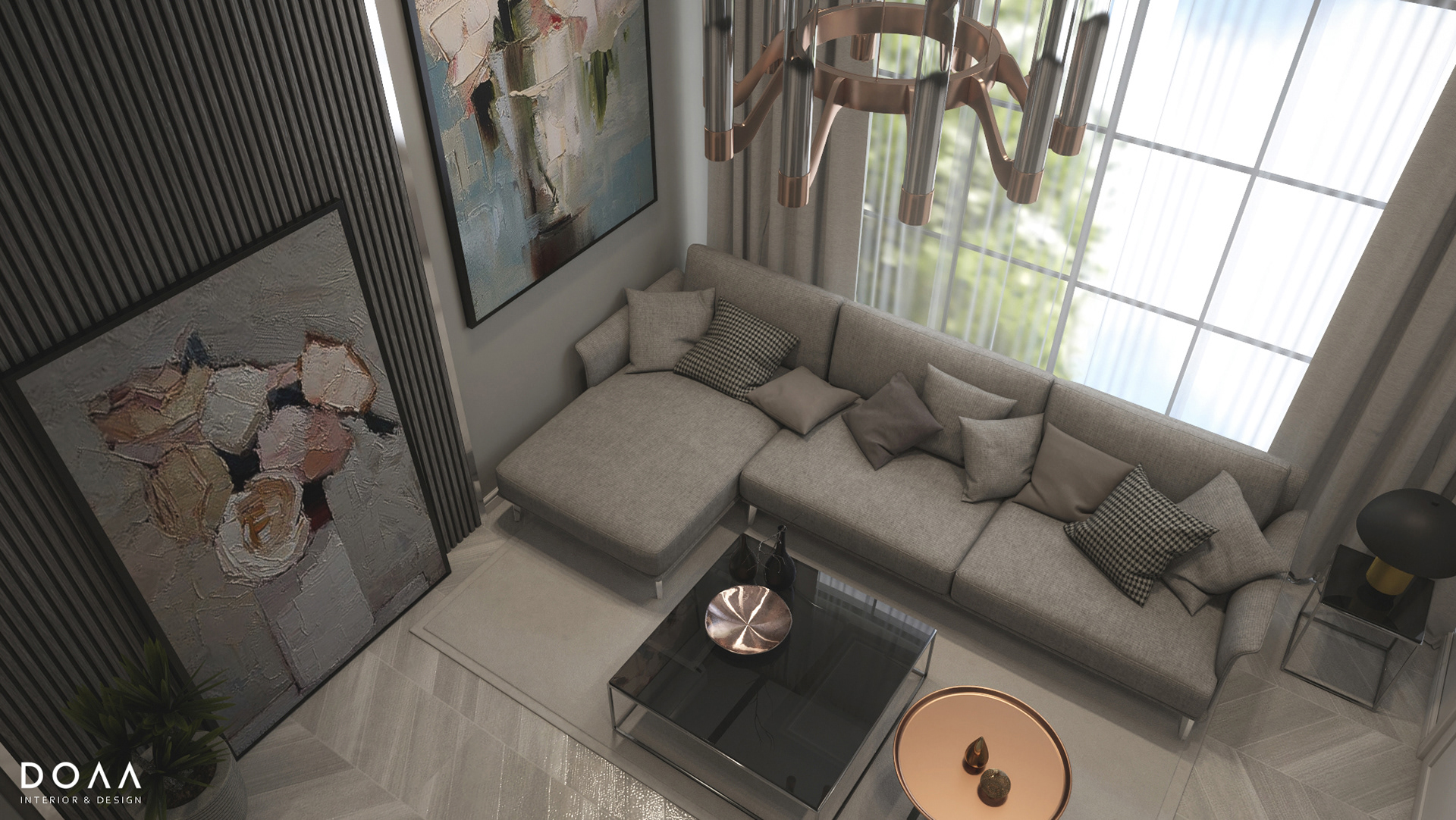 舒适与豪华别墅内部丨Doaa Interior-5