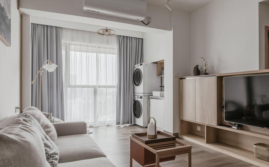 清新日式原木平层改造-37