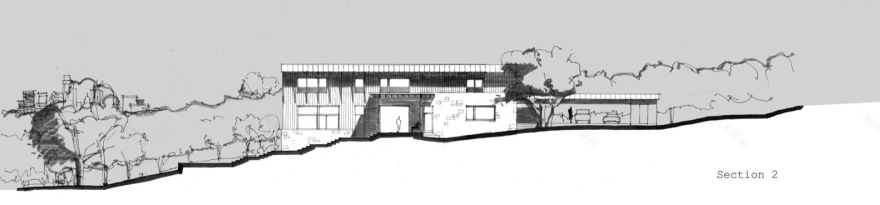 美国奥斯汀山坡上的现代乡村家园-67