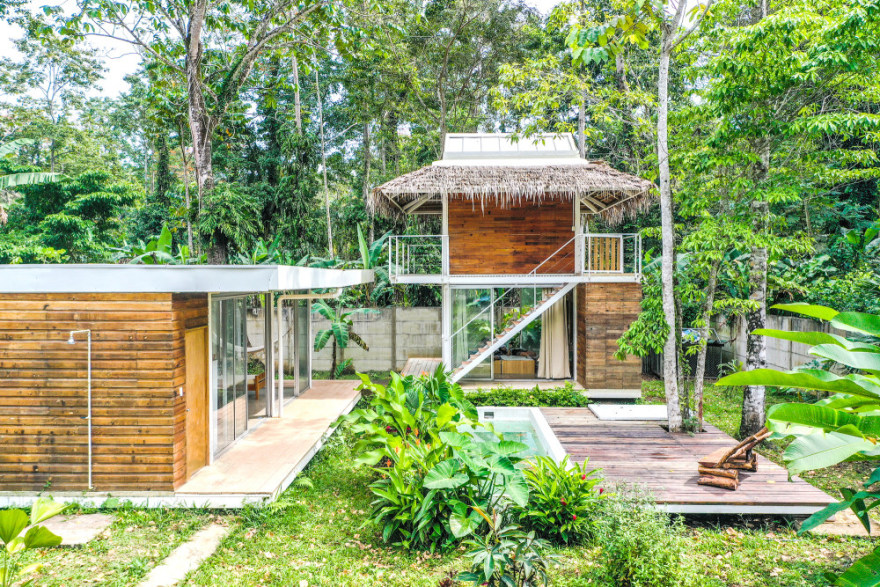 热带森林旁的钢木住宅 · Casas,Cahuita,Costa Rica-18