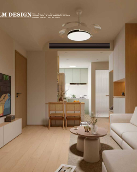 小户型原木-白龙马效果图