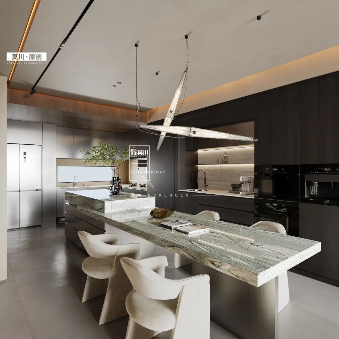 【莫川作品】深圳龙岗168㎡意式风格的家-44