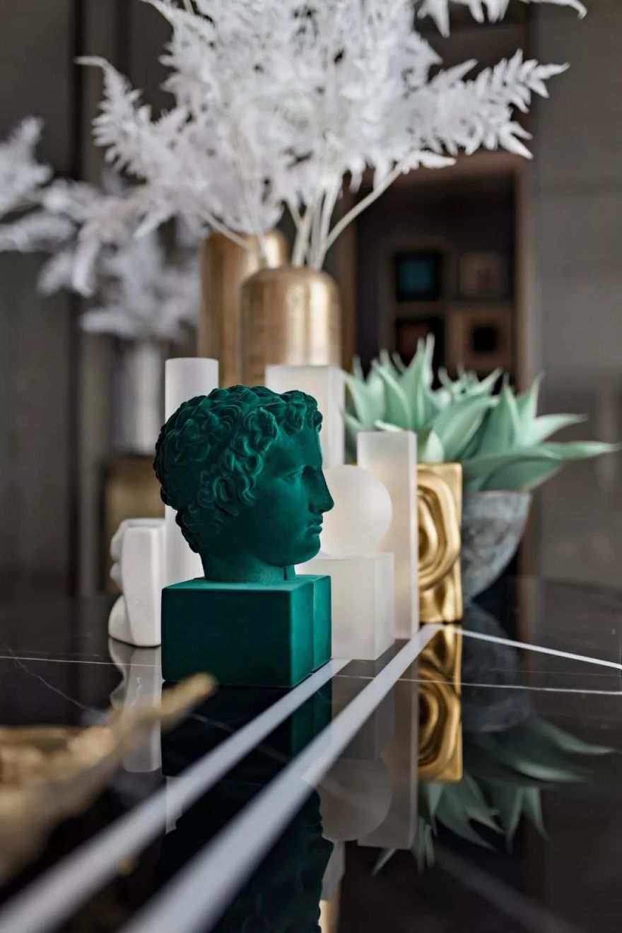 西安万科翡翠国宾营销中心 | 现代优雅的 New Art Deco 空间-25