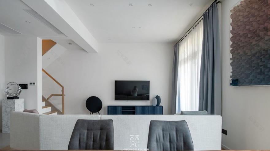 富春江畔度假屋,简约中见个性-14