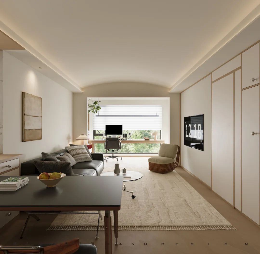 银泰红城小户型丨曼恩设计事务所-18
