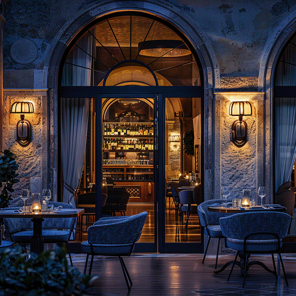 AI 生成意大利和法国美食室内设计-8