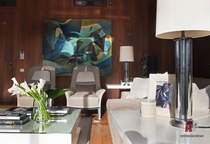 “Кутузовская Ривьера”25层三居室公寓室内设计丨Качалов Иван,Метёлкин Игорь-16