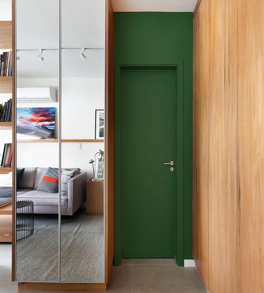 巴西 34 平米公寓的年轻时尚设计-18