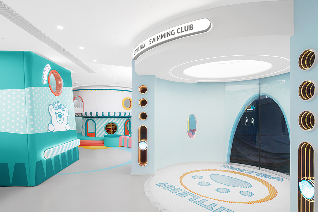 小北亲子游泳俱乐部丨中国上海丨杭州二向箔空间设计-17