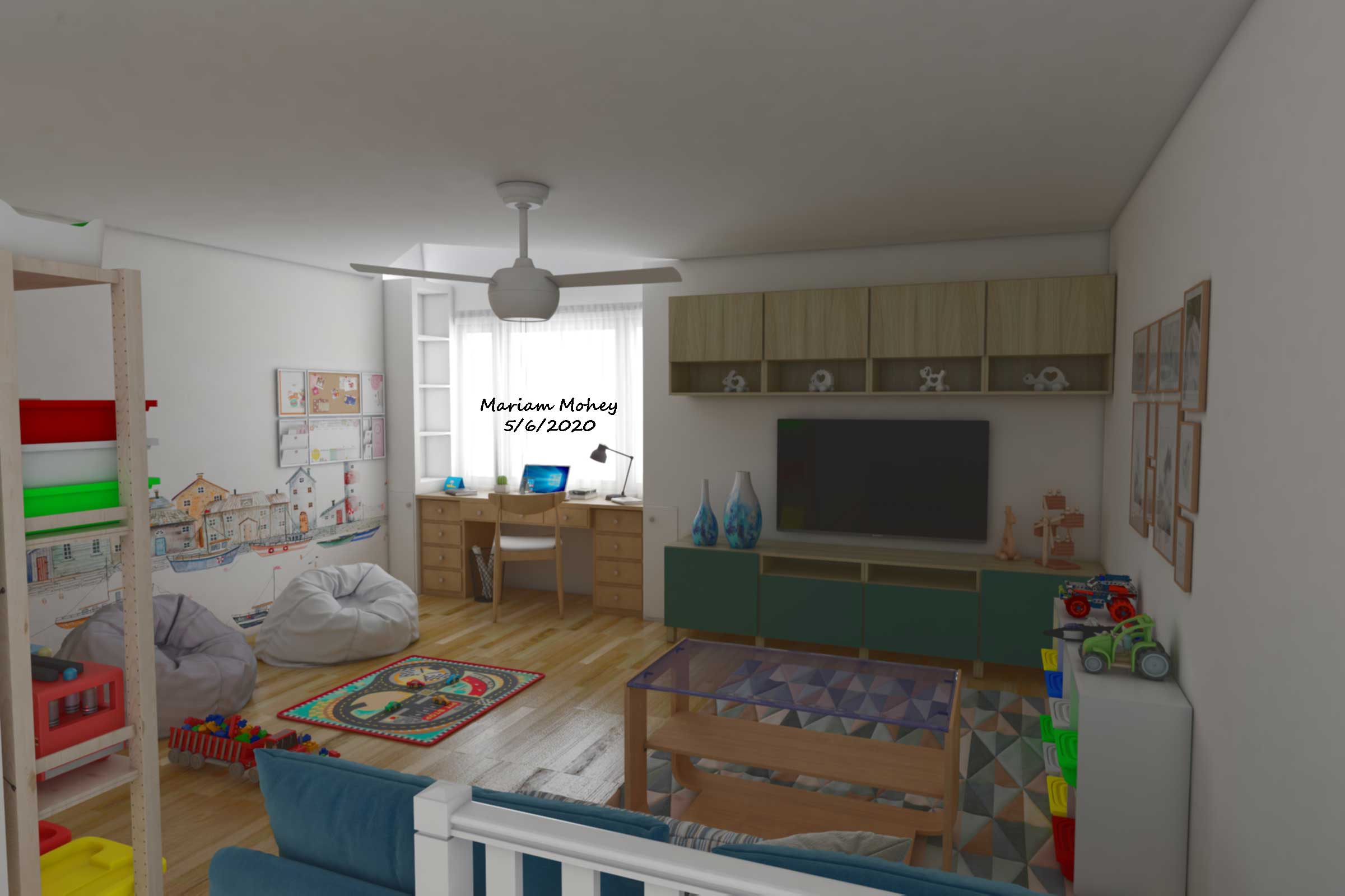 Kids Playing Space 2-3