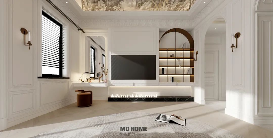 天津·武清尚清湾法式轻奢别墅丨中国天津丨默弘设计-40