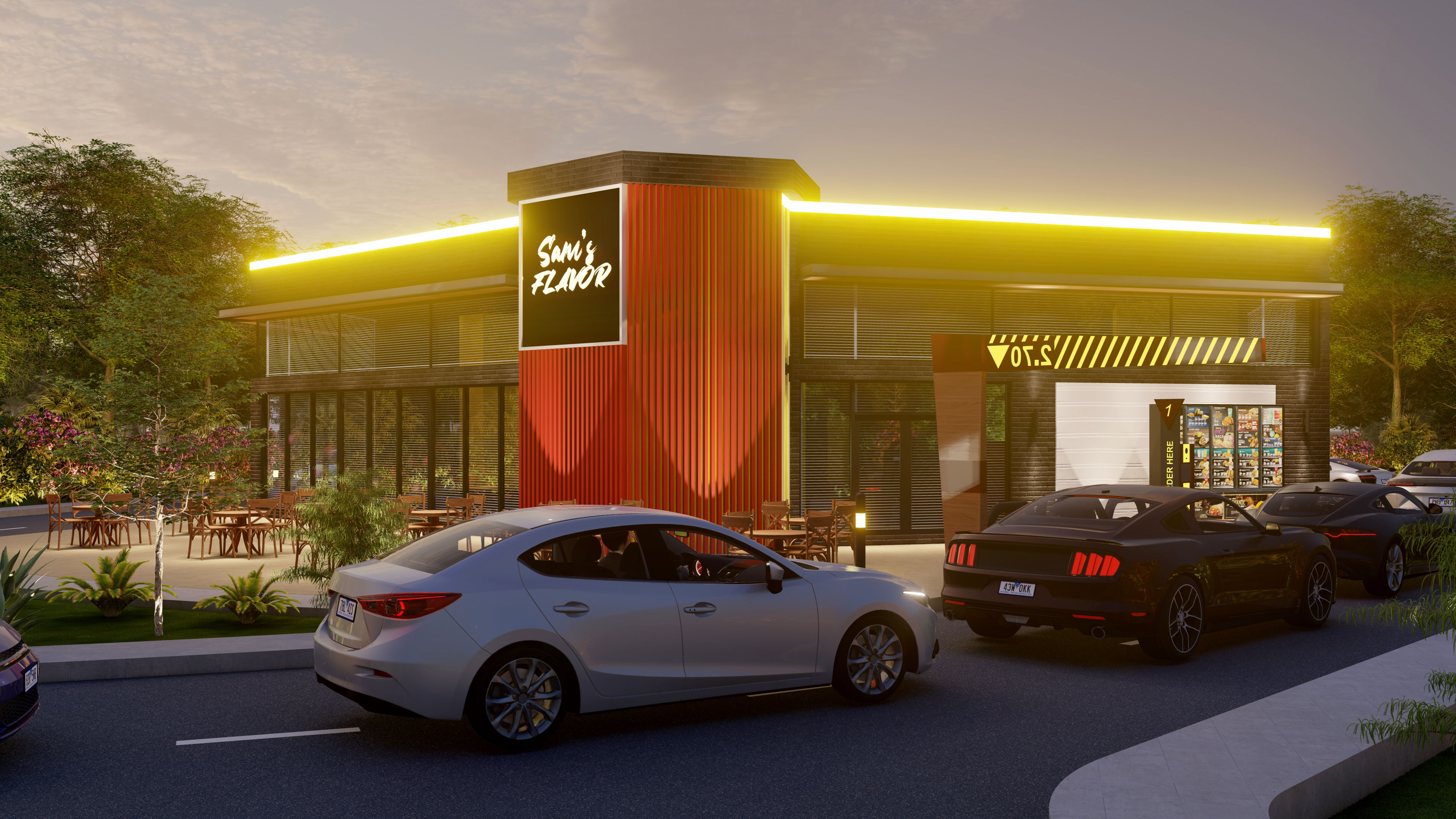 Fast food restaurant Design-14