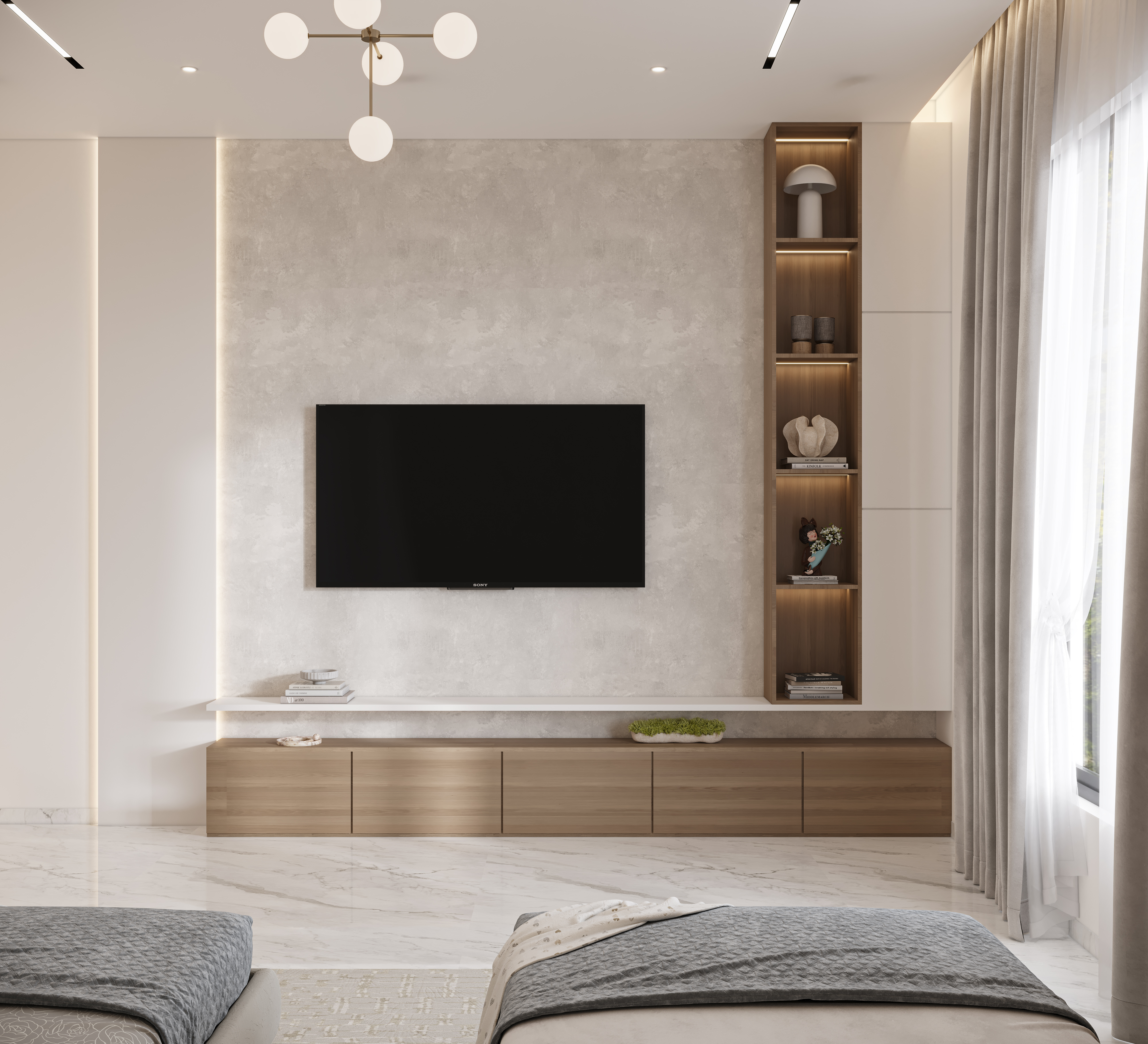 Twins Bedroom And Tv unit-3
