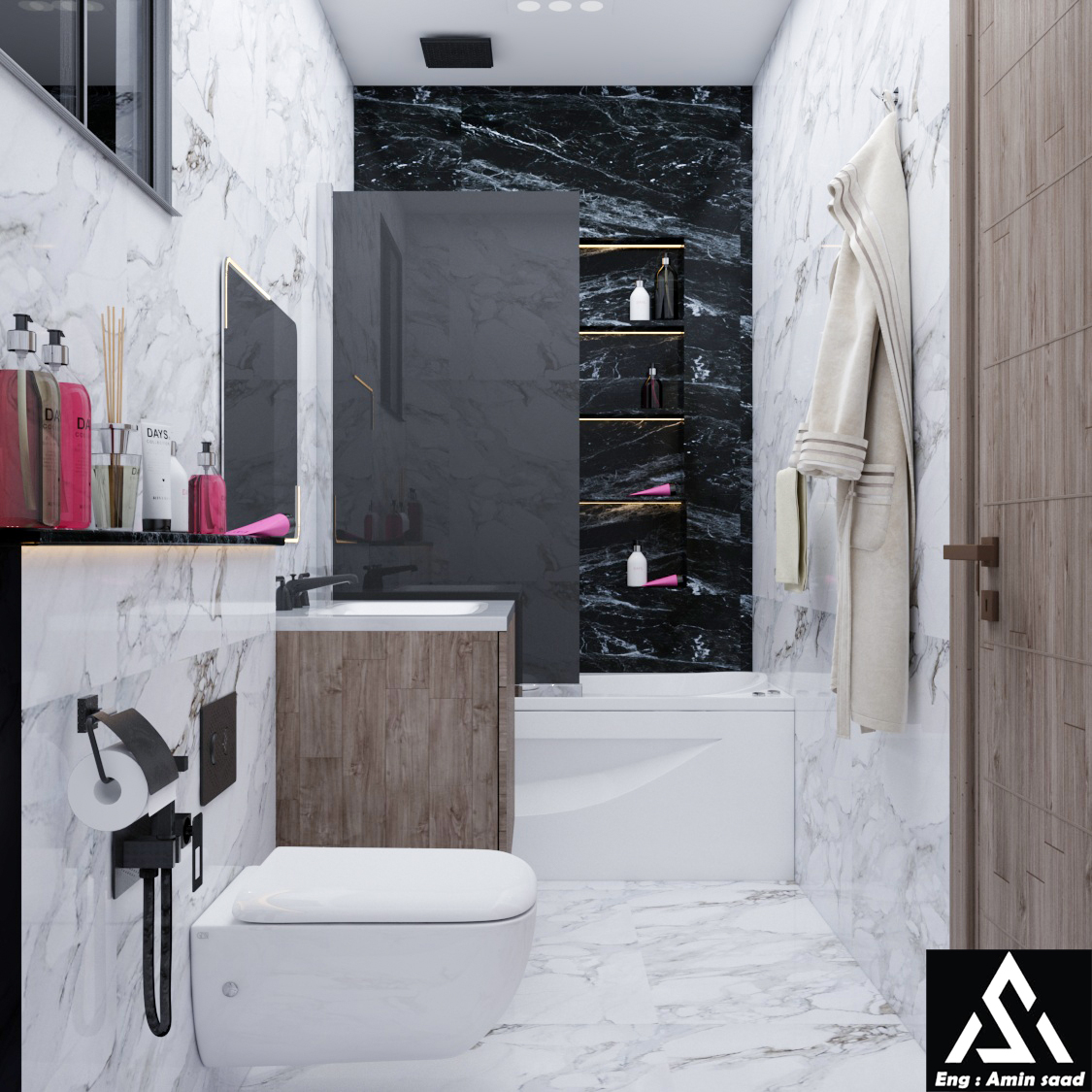 تصميم شقة 150 متر-10