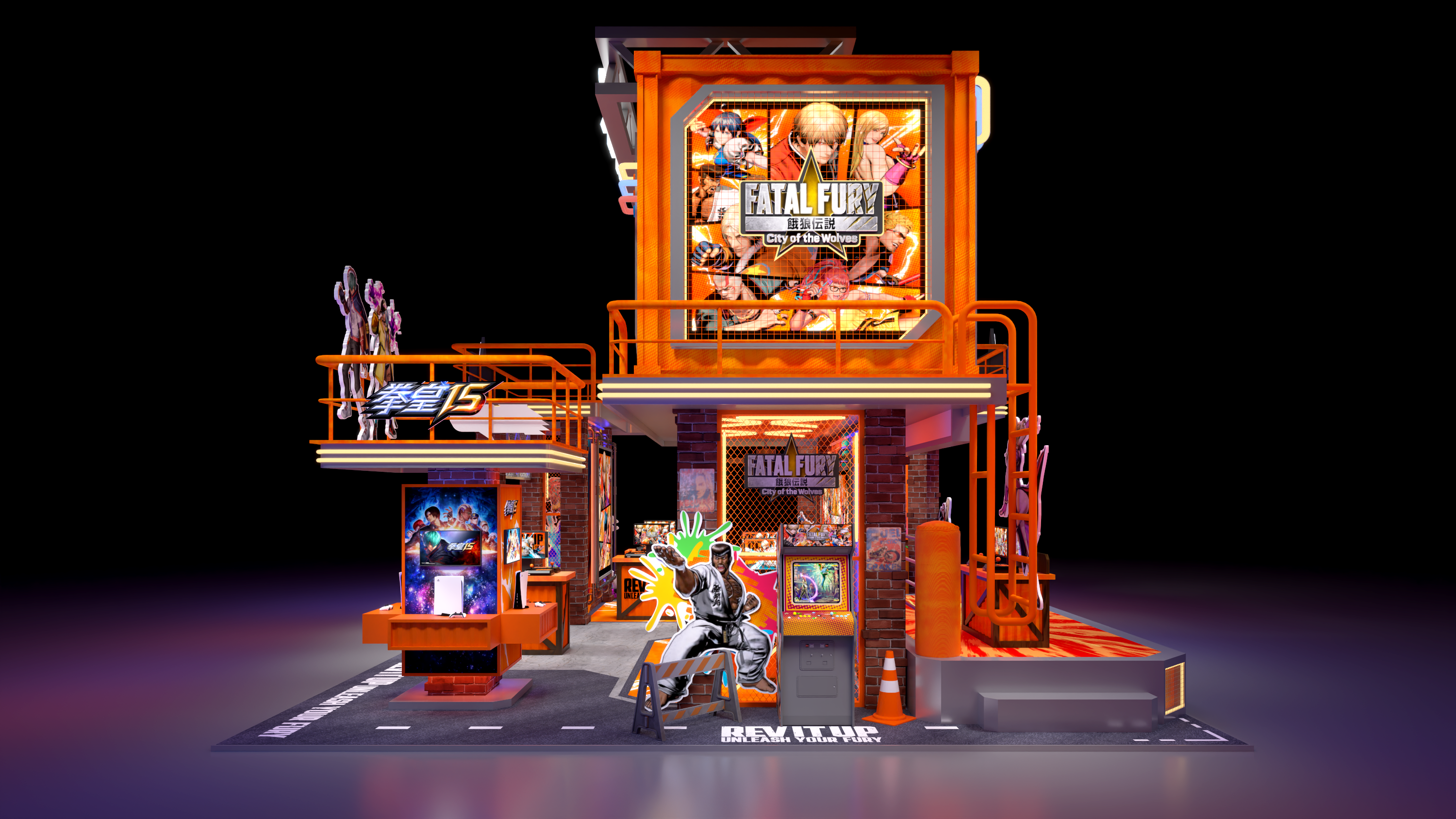 "饿狼传说”游戏展台-5