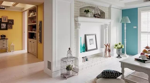 86㎡美式田园小三居 一家四口乐享童话生活-5