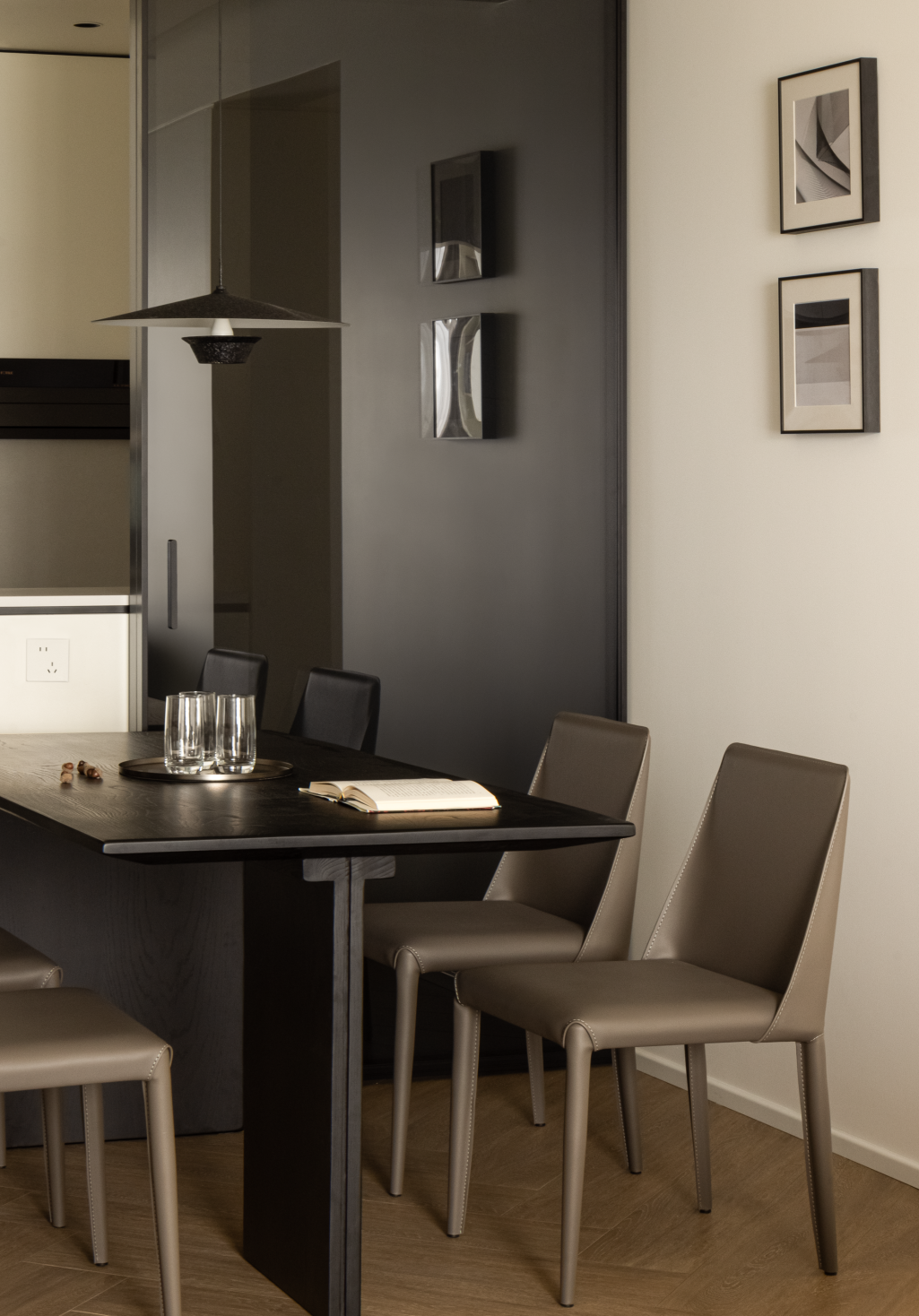 黑白格调丨中国台州丨台州本末空间设计有限公司-22