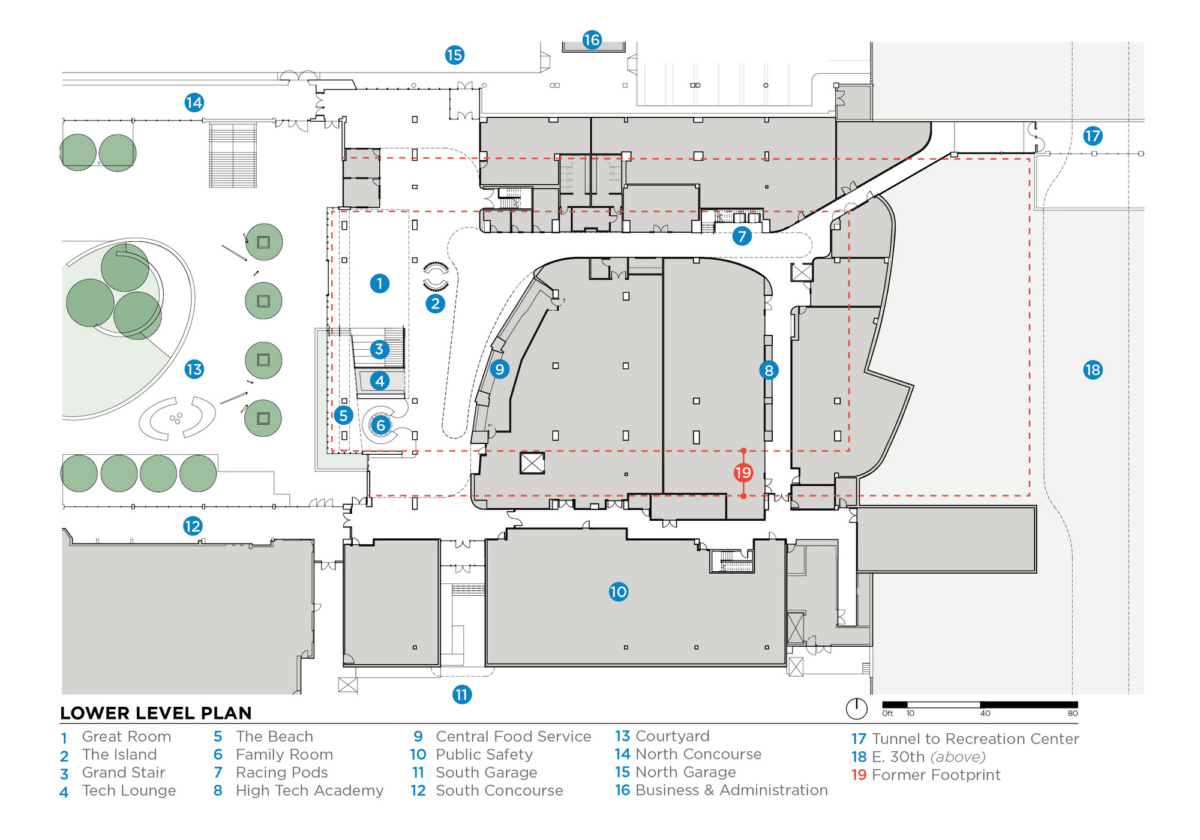 激活校园中心·Bialosky Cleveland 的 Cuyahoga 社区学院案例-20