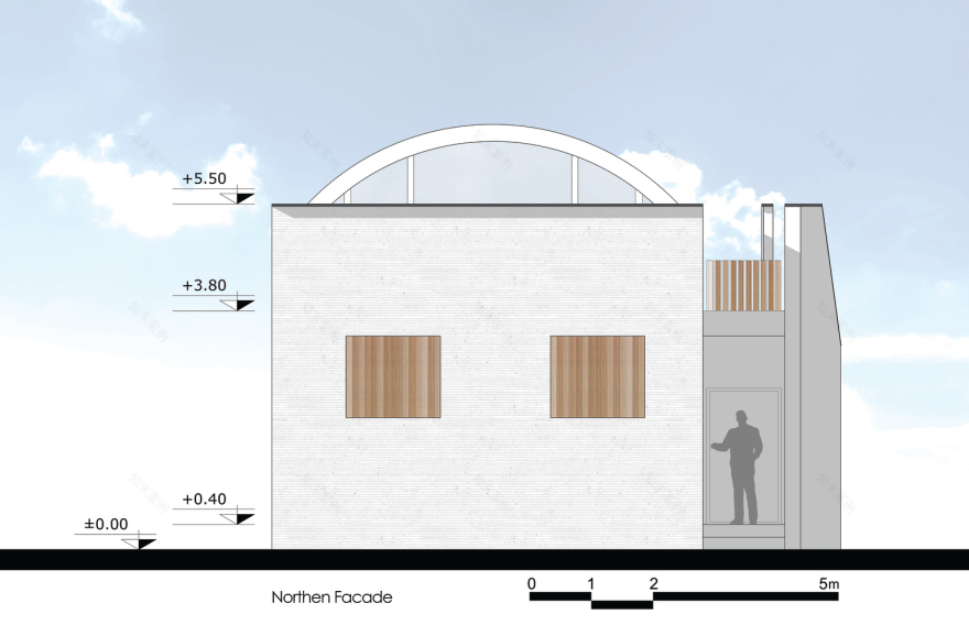 伊朗 Najafabad 单拱房屋丨Ayeneh Office-35