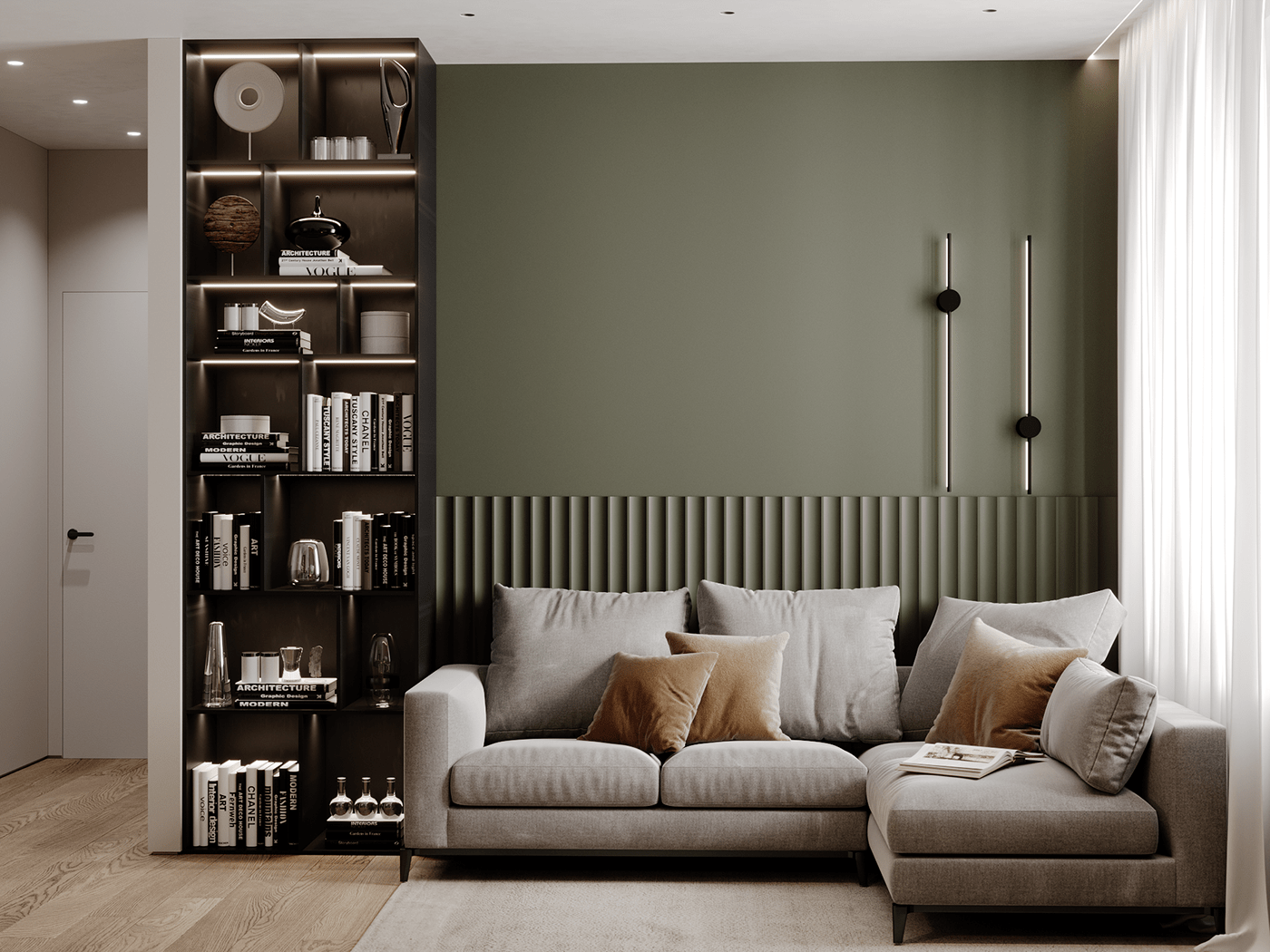 90平 开放式户型设计-14