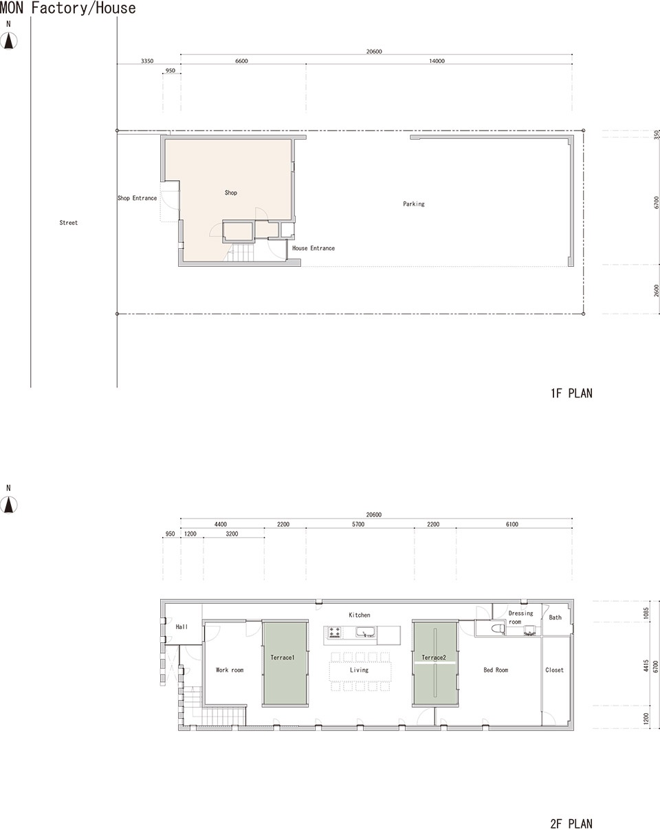京都 MON 工作坊及住宅 | 十字孔洞的光影游戏-17