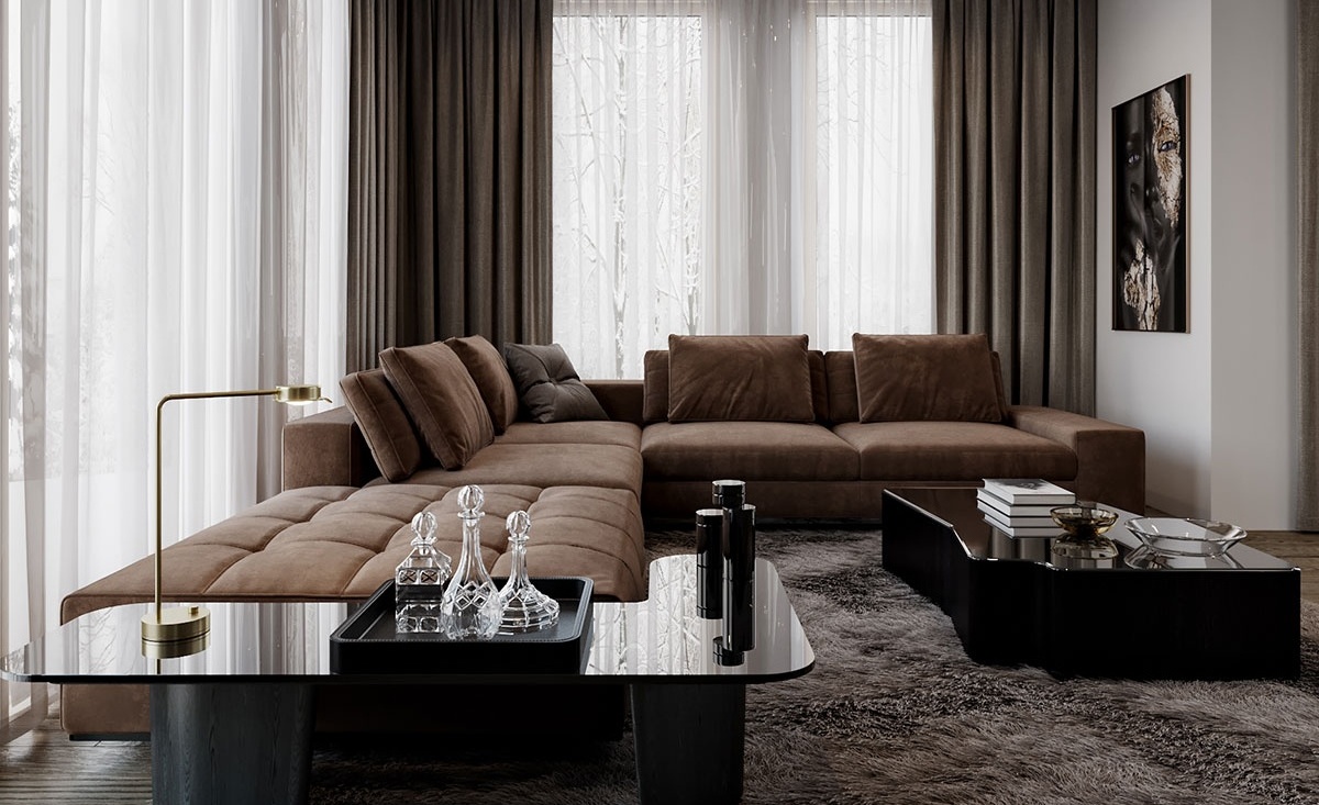 大平米住宅设计 满满的高级感！-2