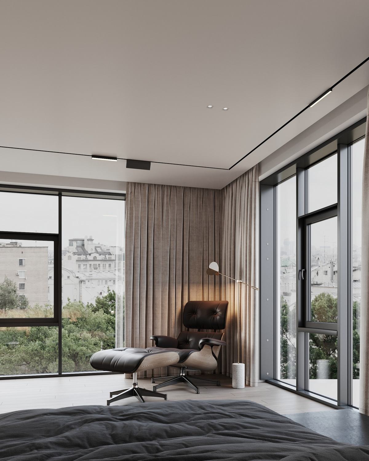 简洁纯粹的挑空别墅丨乌克兰基辅丨ArtPartner Architects-21