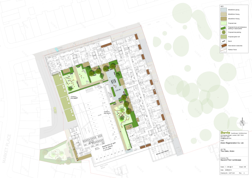 伦敦西区混合开发景观设计-17