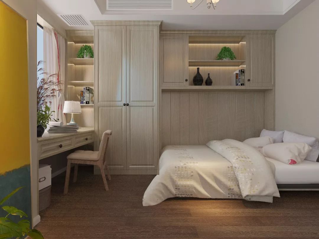 三代同堂的温馨美式之家——张蕾的“重彩”设计-20