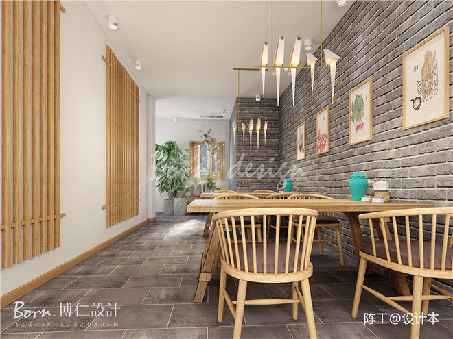 70万元酒店空间500平米装修案例_效果图 - 杭州民宿装修设计公司温暖涌动着深情 - 设计本-18