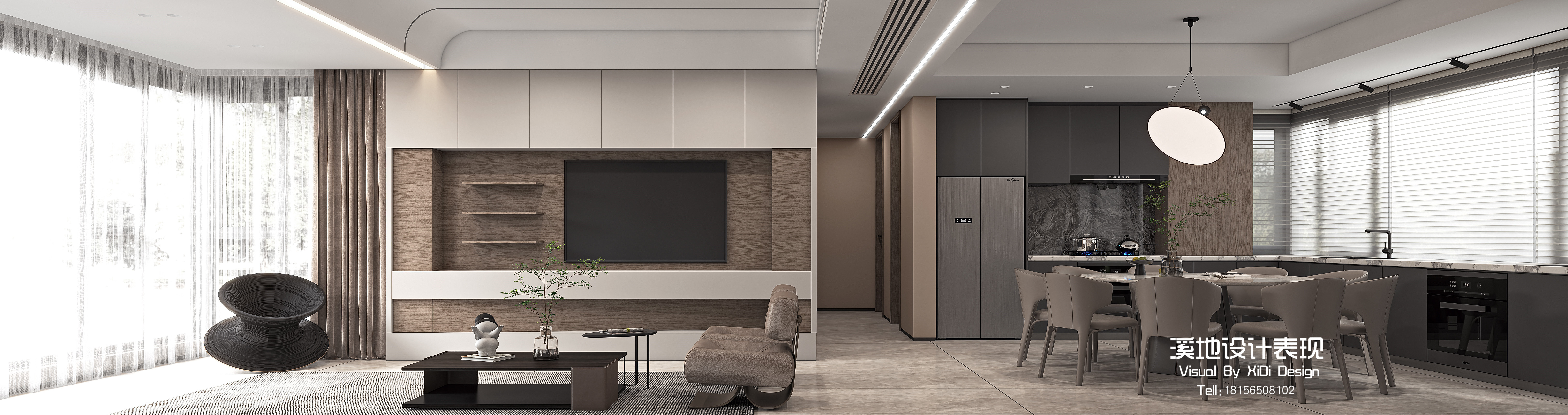 现代极简主义私宅设计丨溪地设计-4