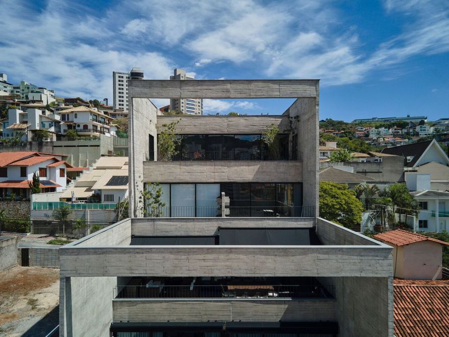 巴西 Bento 公寓建筑 | 简约结构与自然材料的完美融合-23