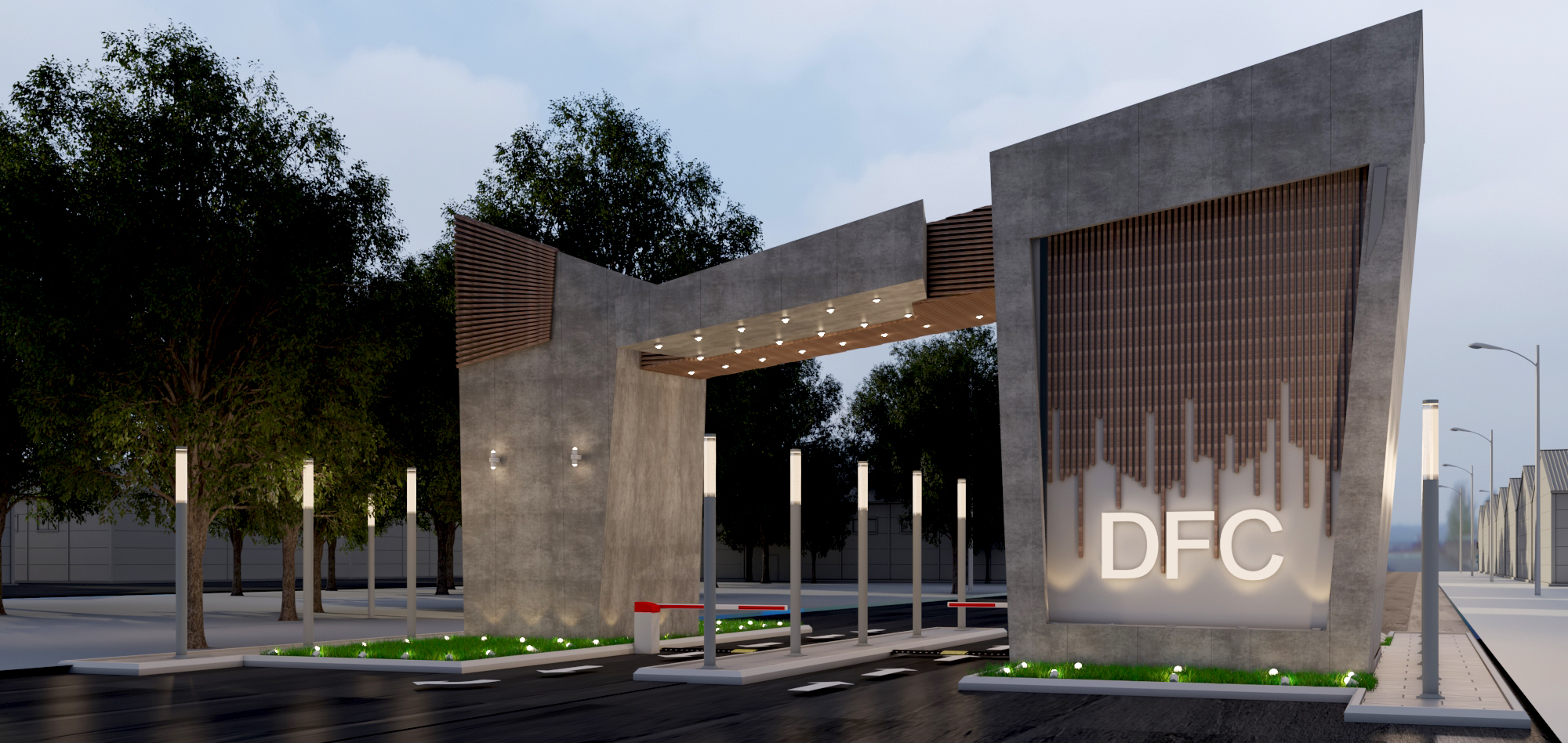2 gates design for Damietta furniture city(Competition)-8