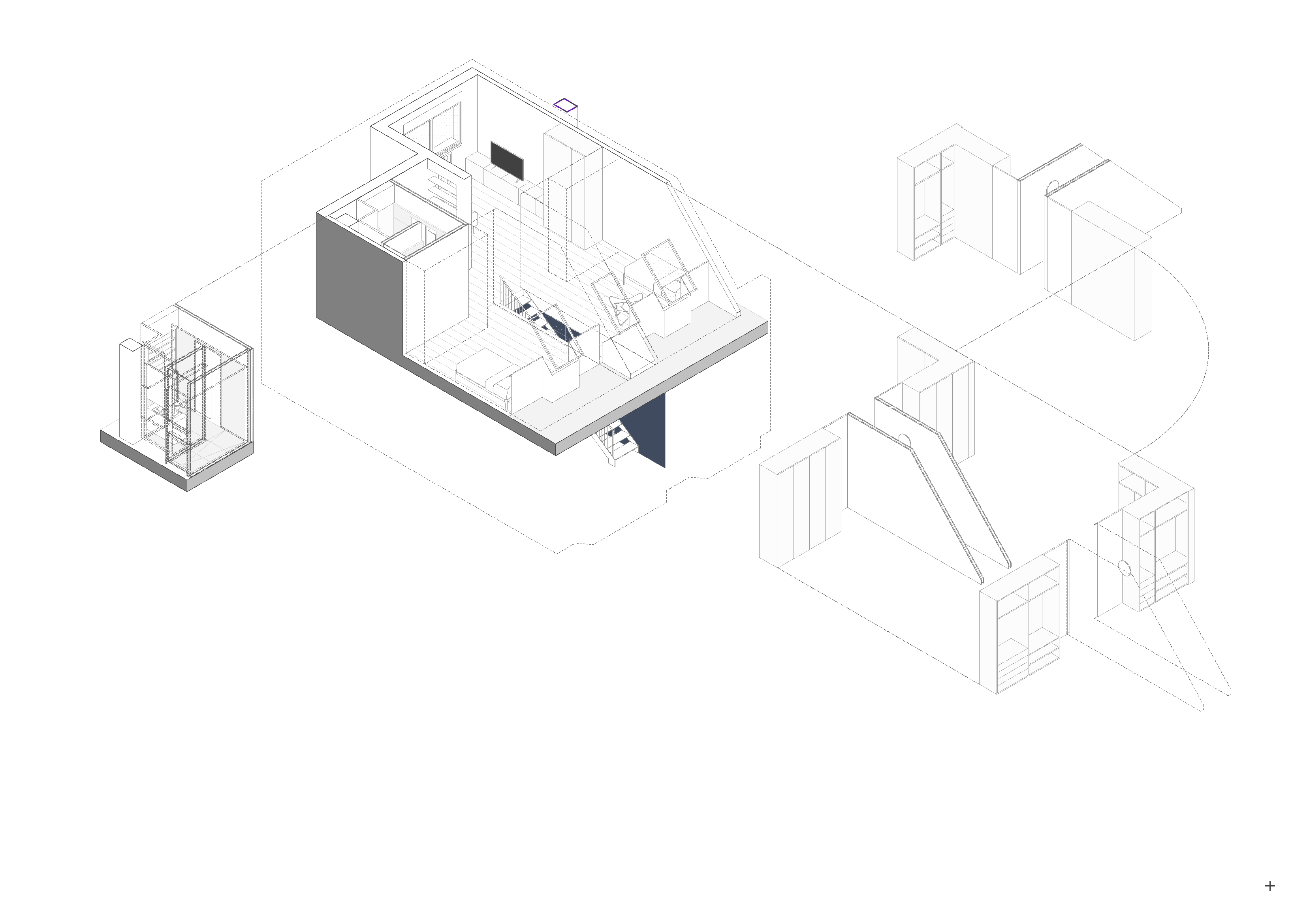 JB3A 顶层复式公寓改造丨西班牙马德里丨cruz.atelier-80