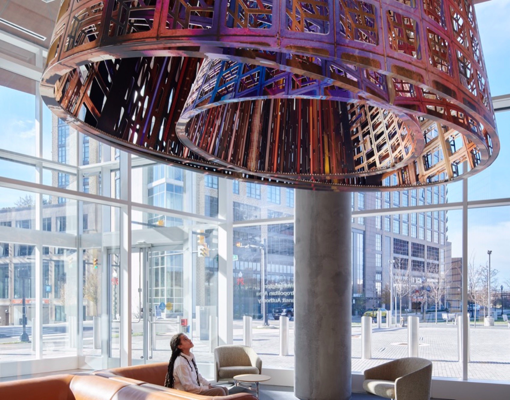 《隧道视野》雕塑艺术品设计丨美国华盛顿丨美国东海岸建筑设计公司FreelandBuck-4