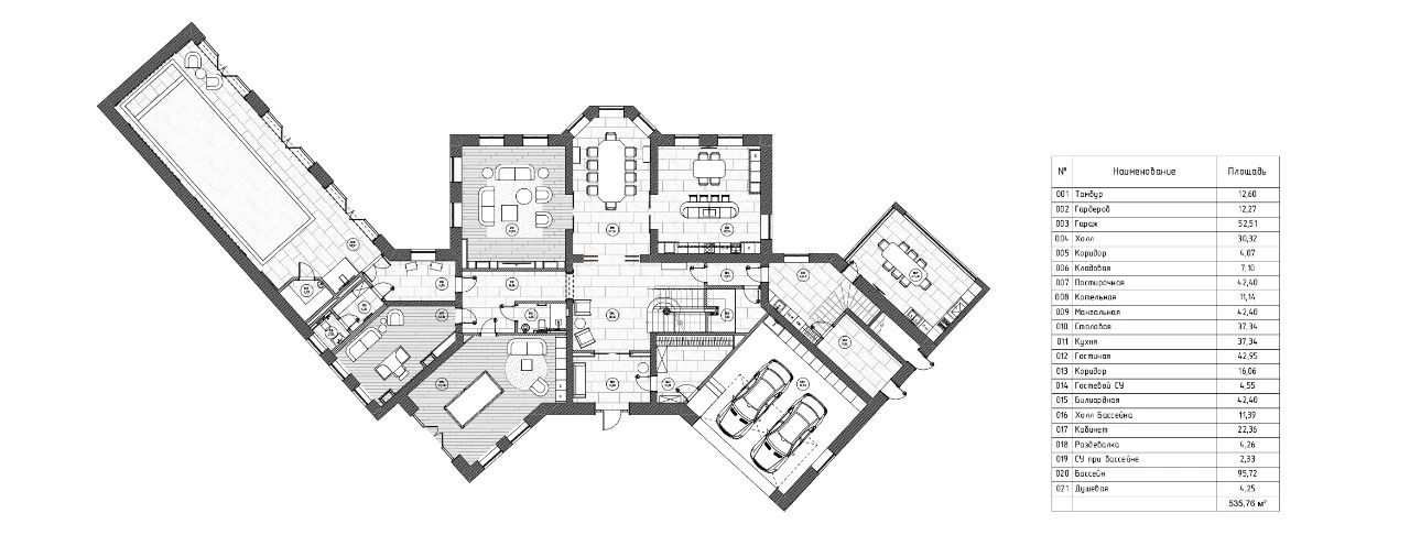 莫斯科 860㎡奢华私人别墅丨俄罗斯莫斯科丨Red Robot Design-3